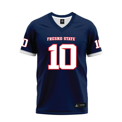Fresno State - NCAA Football : Kvion Thunderbird - Blue Premium Football Jersey-0