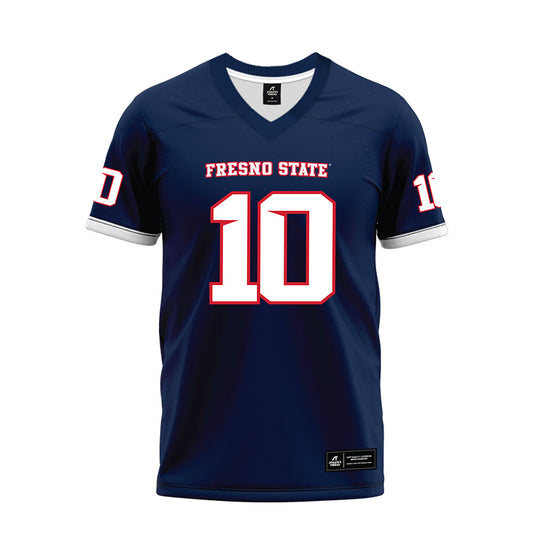 Fresno State - NCAA Football : Kvion Thunderbird - Blue Premium Football Jersey-0
