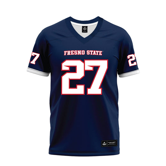Fresno State - NCAA Football : Tariq Thomas - Blue Premium Football Jersey-0