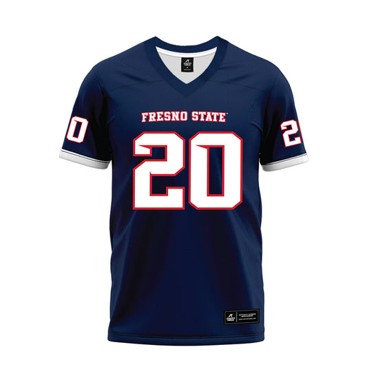 Fresno State - NCAA Football : RJ Regan - Blue Premium Football Jersey-0