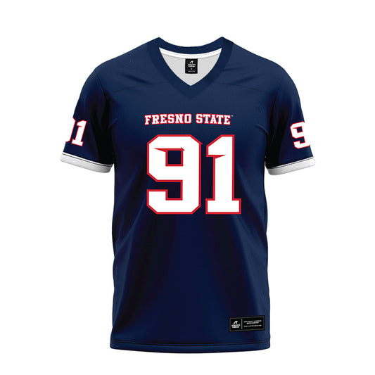 Fresno State - NCAA Football : Auckland Asiata - Blue Premium Football Jersey-0