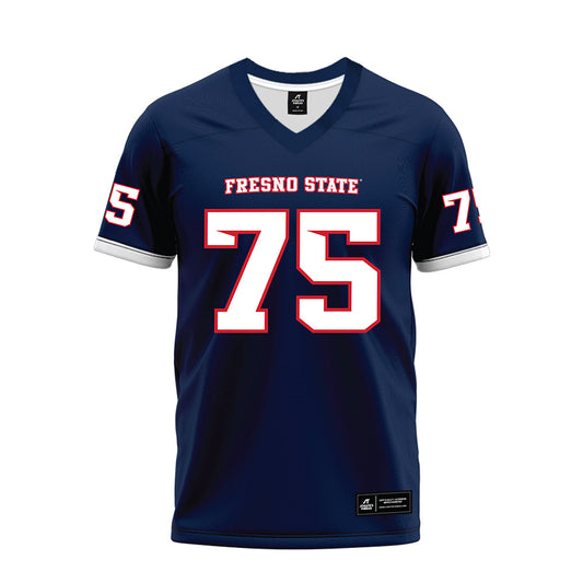Fresno State - NCAA Football : Kyson Van Vugt - Blue Premium Football Jersey-0