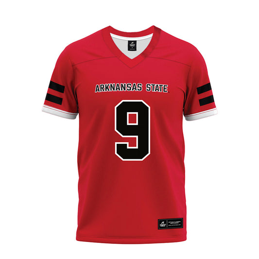 Arkansas State - NCAA Football : Kam Moore - Premium Football Jersey-0