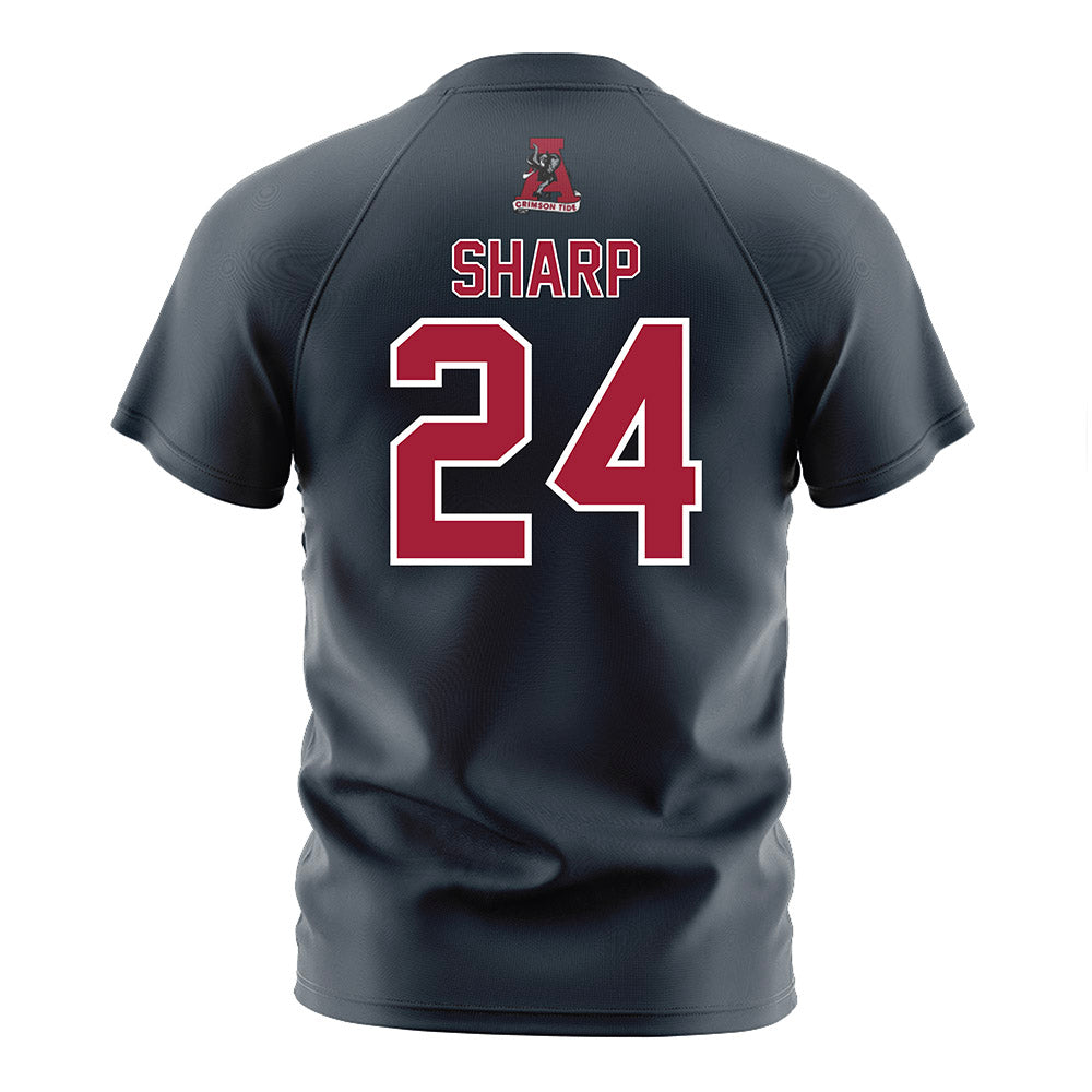 Alabama - NCAA Women's Soccer : Ulla Sharp - Grey Soccer Jersey-3
