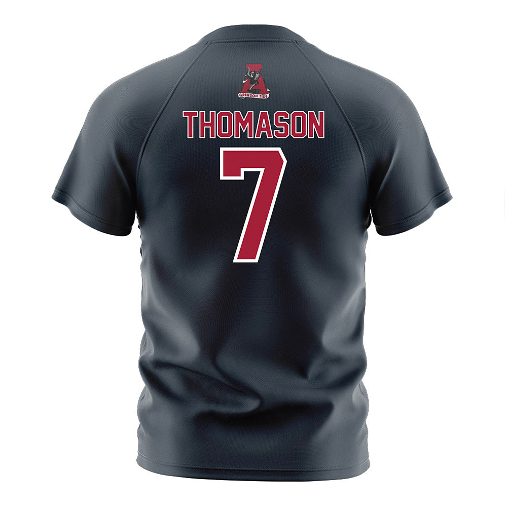 Alabama - NCAA Women's Soccer : Larkin Thomason - Grey Soccer Jersey-3