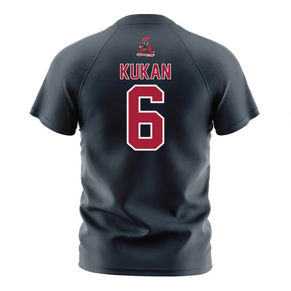 Alabama - NCAA Women's Soccer : Kiley Kukan - Grey Soccer Jersey-3