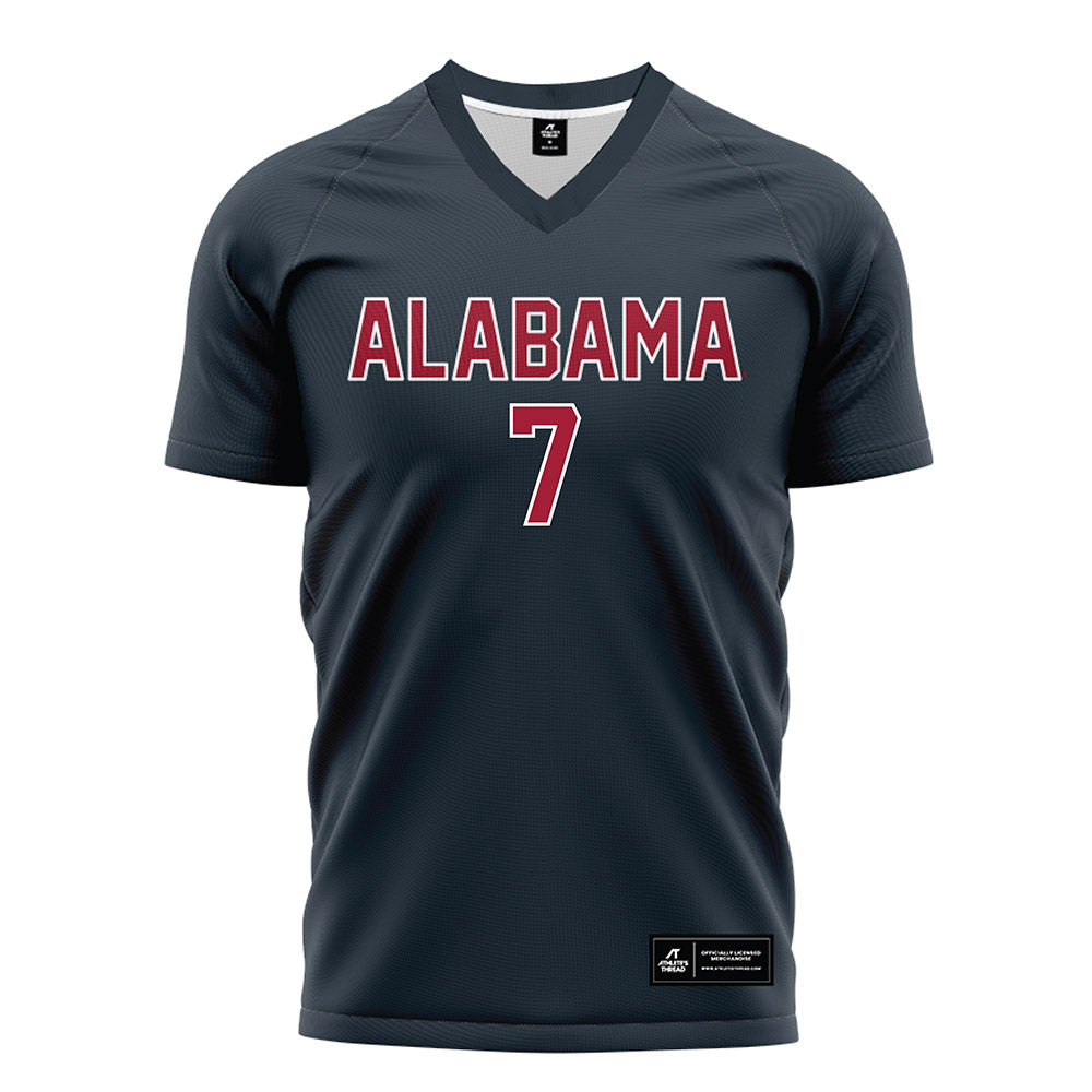 Alabama - NCAA Women's Soccer : Larkin Thomason - Grey Soccer Jersey-1