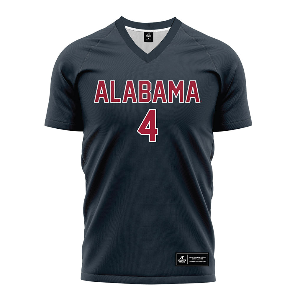 Alabama - NCAA Women's Soccer : Maison Smith - Grey Soccer Jersey-0