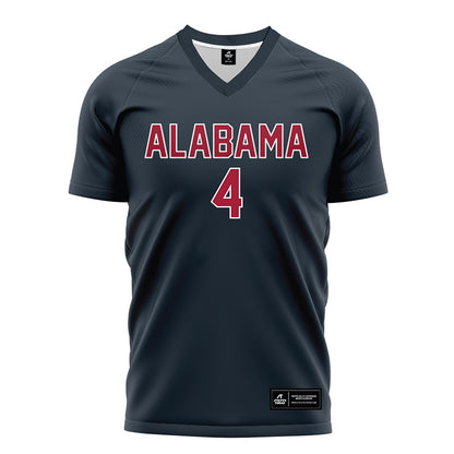 Alabama - NCAA Women's Soccer : Maison Smith - Grey Soccer Jersey-0