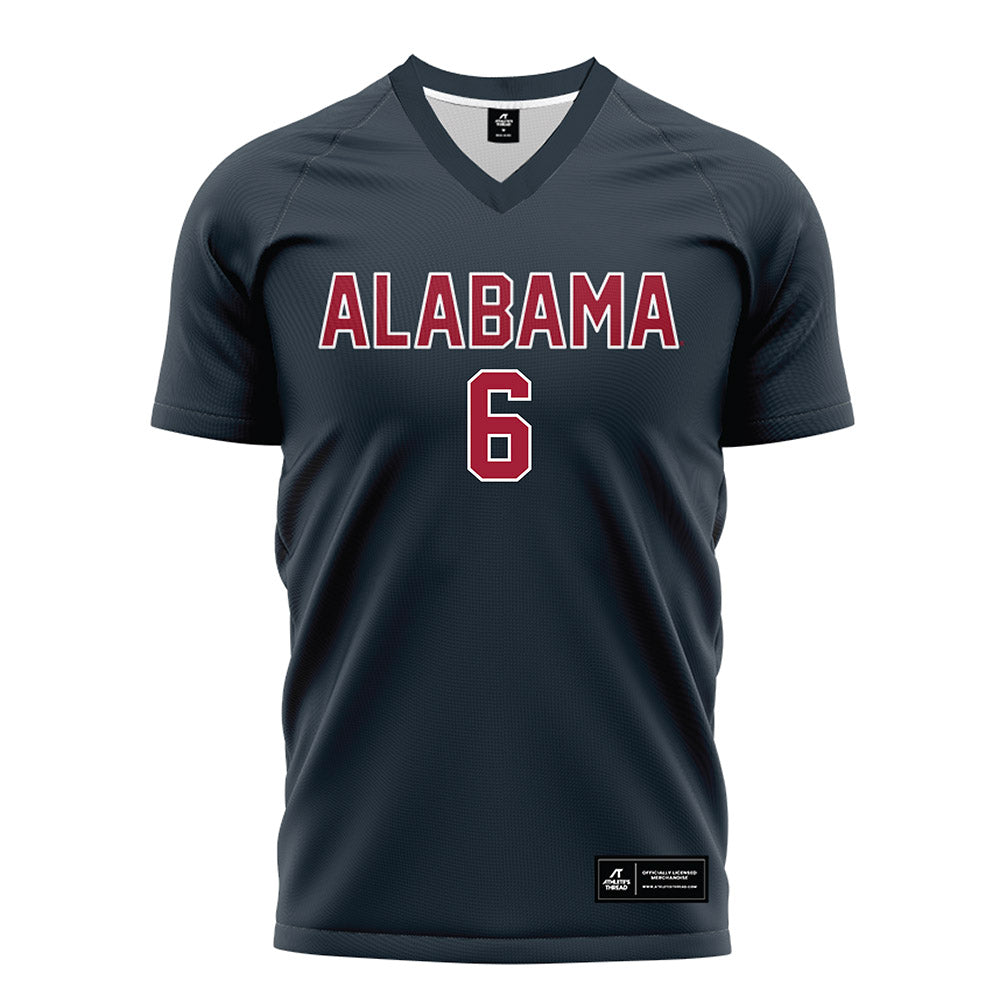 Alabama - NCAA Women's Soccer : Kiley Kukan - Grey Soccer Jersey-1