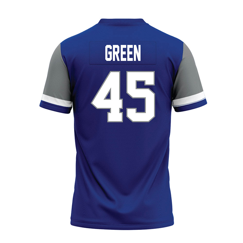 Memphis - NCAA Football : Gary Green - Blue Premium Football Jersey-1