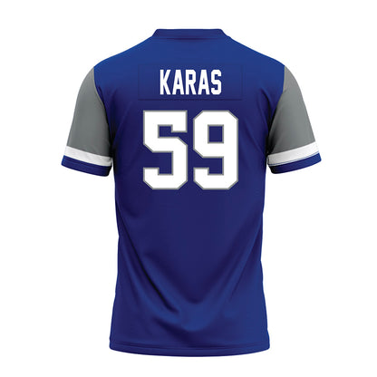 Memphis - NCAA Football : Aaron Karas - Blue Premium Football Jersey-1