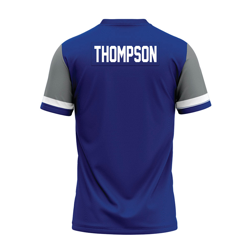 Memphis - NCAA Football : DeAngelo Thompson - Blue Premium Football Jersey-1