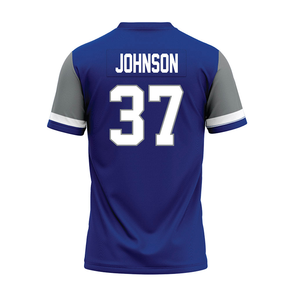 Memphis - NCAA Football : Jacory Johnson - Blue Premium Football Jersey-1