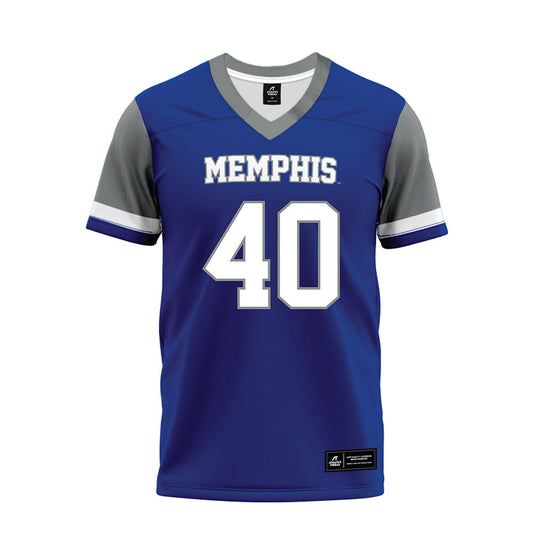 Memphis - NCAA Football : Trey McDonald - Blue Premium Football Jersey-0