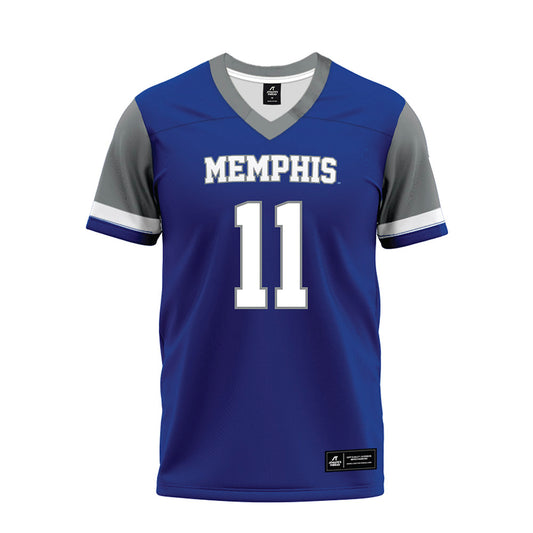 Memphis - NCAA Football : Jermane Hayes - Blue Premium Football Jersey-0