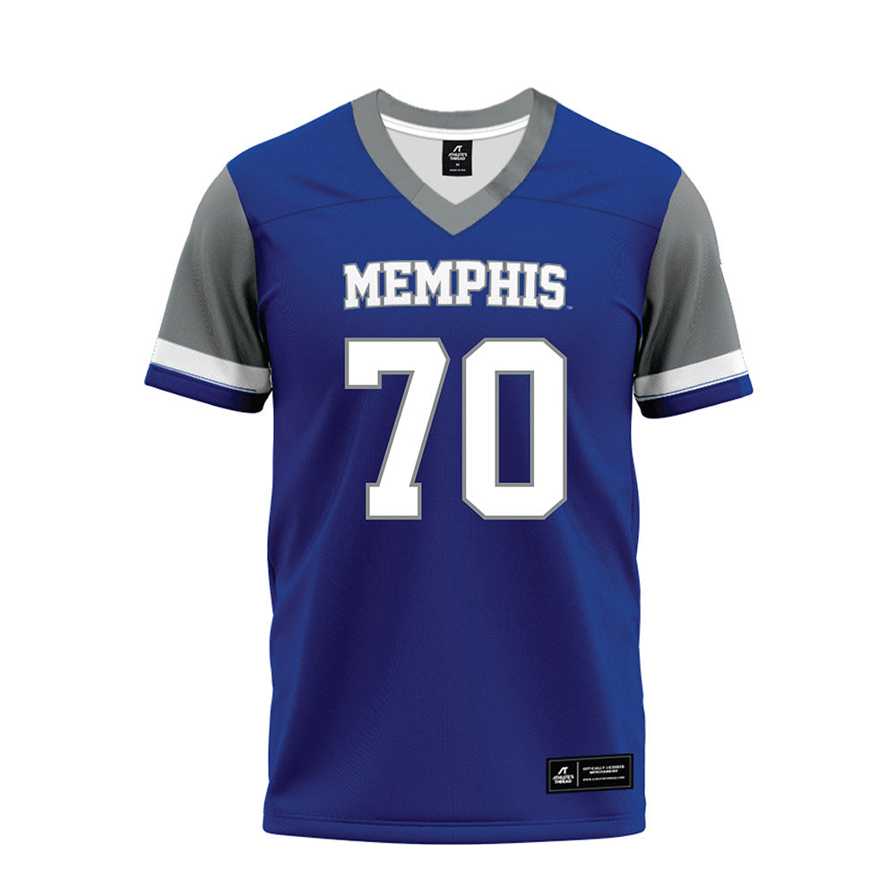 Memphis - NCAA Football : Parker Mitchell - Blue Premium Football Jersey-0
