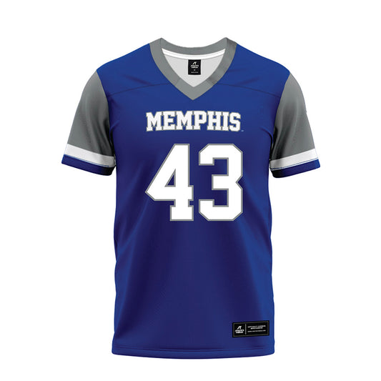 Memphis - NCAA Football : Quatorius Walker - Blue Premium Football Jersey-0