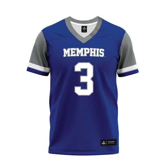 Memphis - NCAA Football : Air Noland - Blue Premium Football Jersey-0