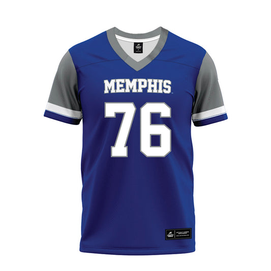 Memphis - NCAA Football : Parker Mitchell - Blue Premium Football Jersey-0