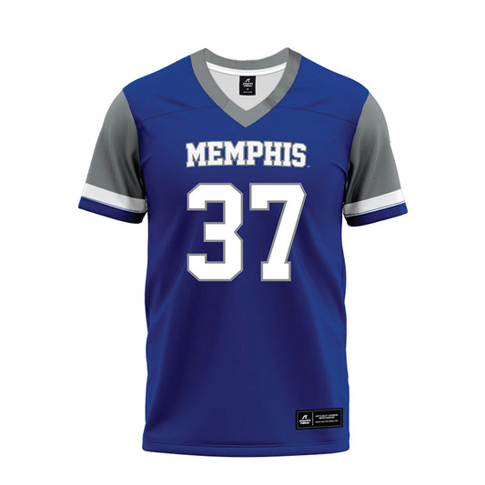 Memphis - NCAA Football : Jacory Johnson - Blue Premium Football Jersey-0
