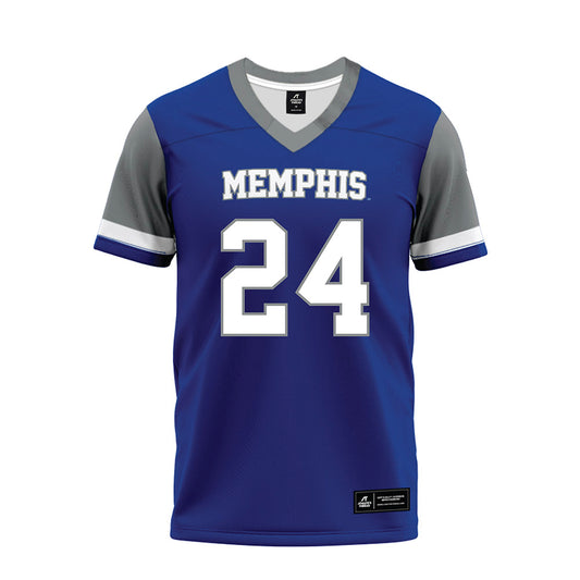 Memphis - NCAA Football : Nick Burden - Blue Premium Football Jersey-0