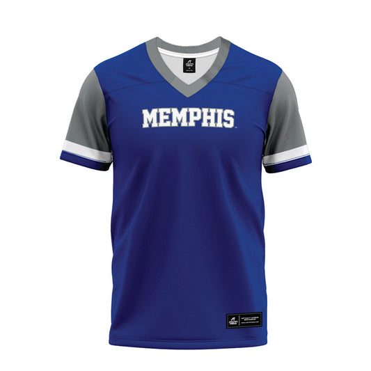 Memphis - NCAA Football : Isaiah McGill - Blue Premium Football Jersey-0