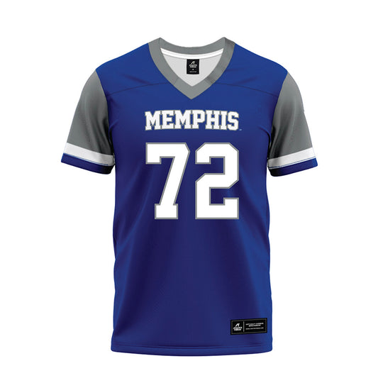 Memphis - NCAA Football : Eddie Alford - Blue Premium Football Jersey-0