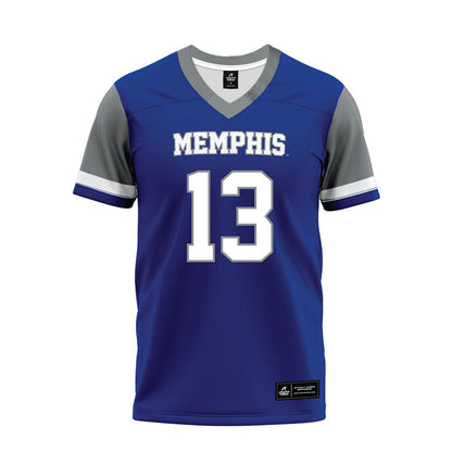 Memphis - NCAA Football : Jemyri Davis - Blue Premium Football Jersey-0