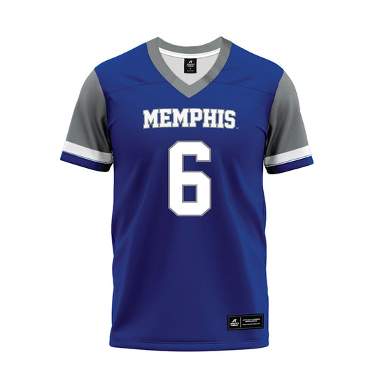 Memphis - NCAA Football : Jaylin Carter - Blue Premium Football Jersey-0