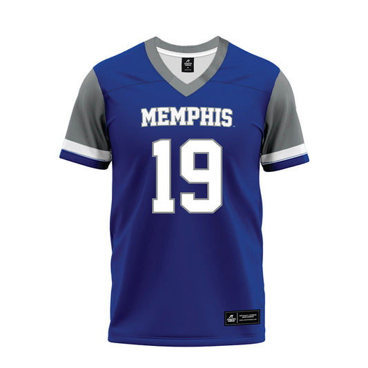 Memphis - NCAA Football : Jaylin Taylor - Blue Premium Football Jersey-0
