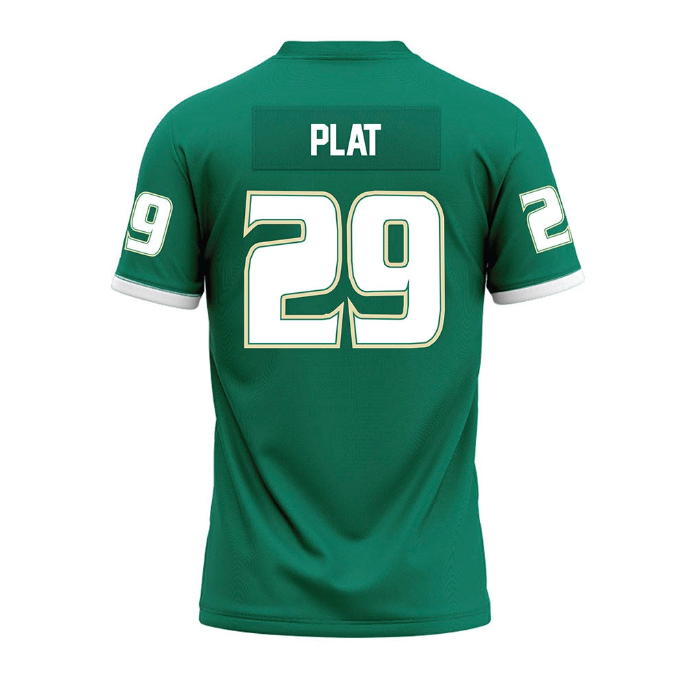 USF - NCAA Football : Deylen Plat - Green Premium Football Jersey-1