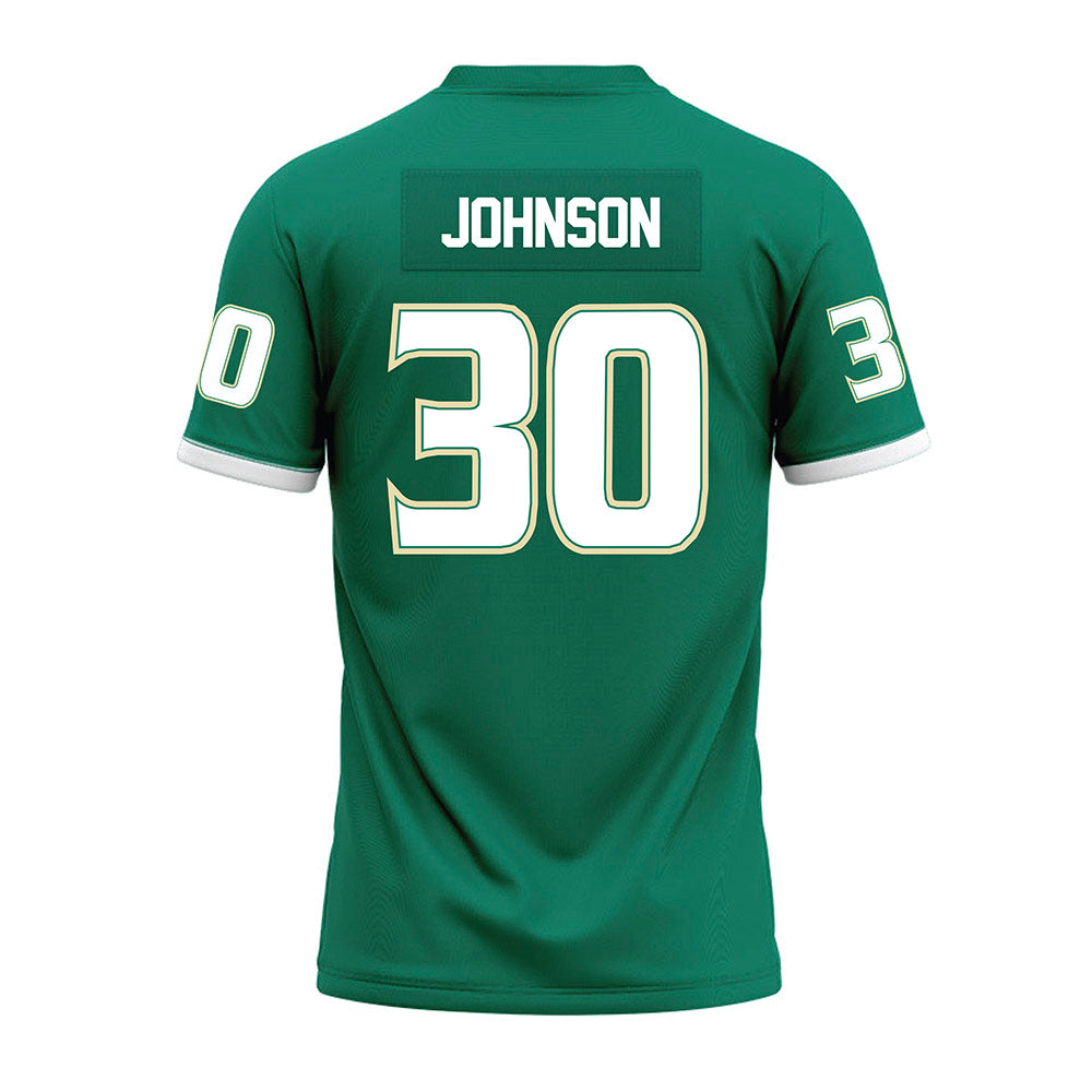 USF - NCAA Football : Jeremiah Johnson - Green Premium Football Jersey-1