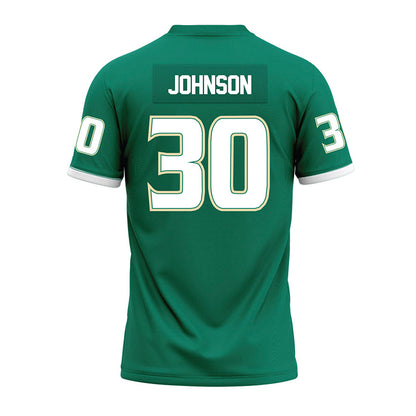 USF - NCAA Football : Jeremiah Johnson - Green Premium Football Jersey-1