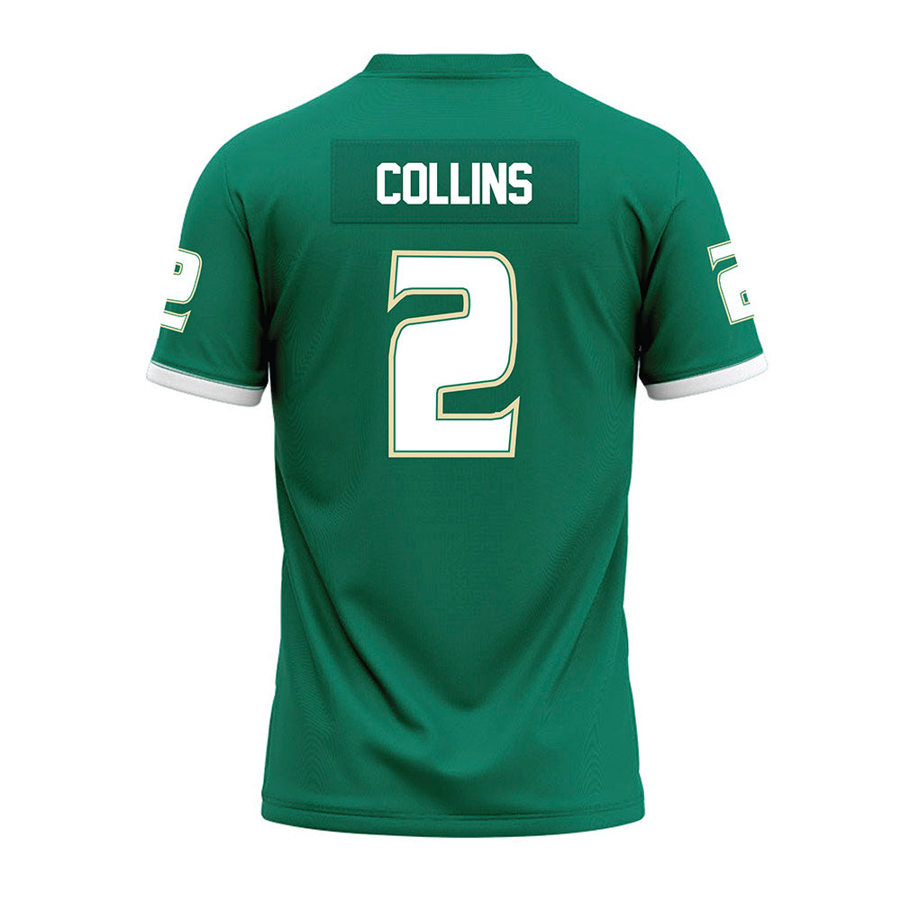 USF - NCAA Football : Jason Collins - Green Premium Football Jersey-1