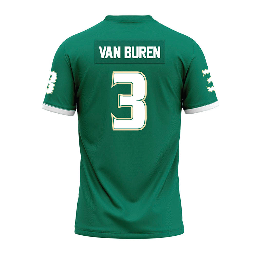 USF - NCAA Football : Michael Van Buren - Green Premium Football Jersey-1