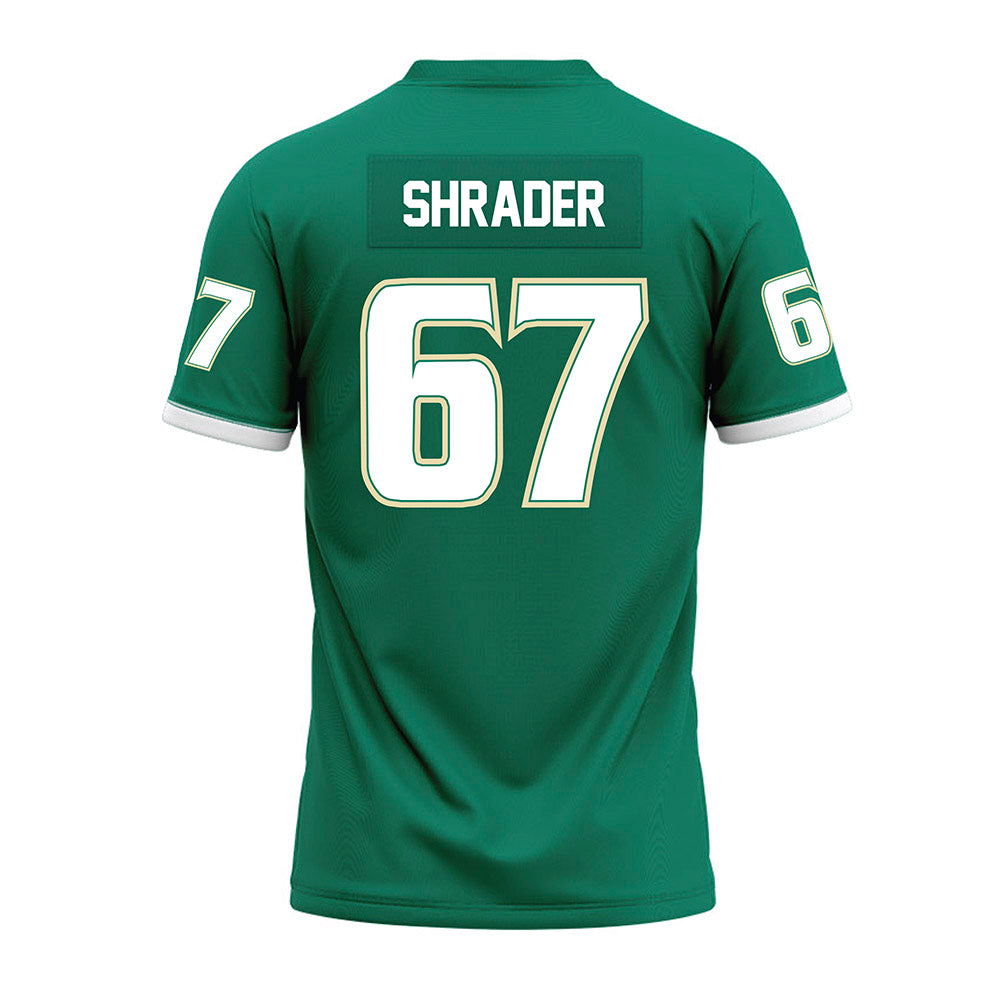 USF - NCAA Football : Thomas Shrader - Green Premium Football Jersey-1