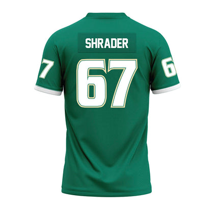 USF - NCAA Football : Thomas Shrader - Green Premium Football Jersey-1