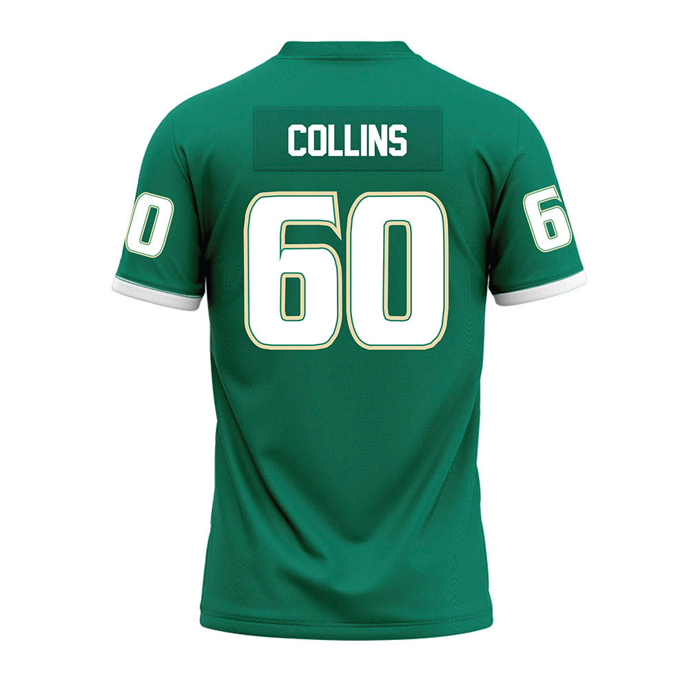 USF - NCAA Football : Khalil Collins - Green Premium Football Jersey-1
