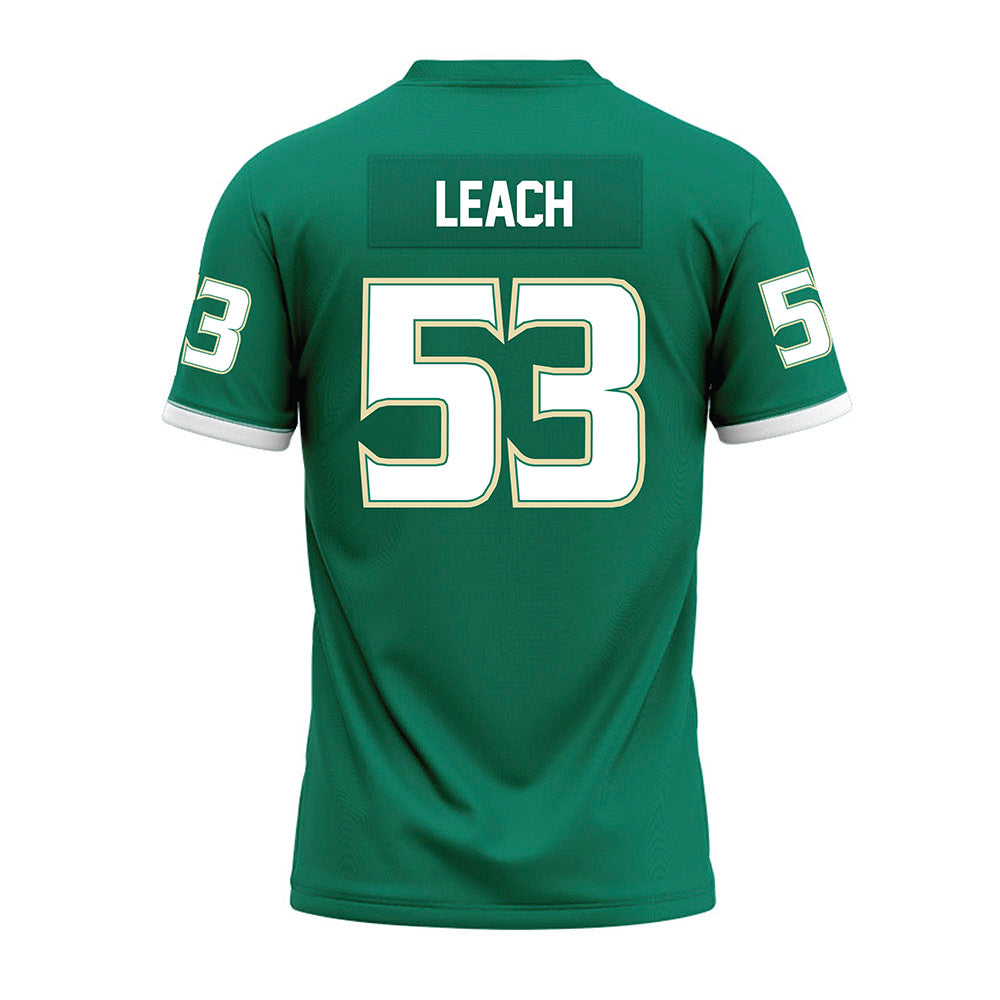 USF - NCAA Football : Gavin Leach - Green Premium Football Jersey-1
