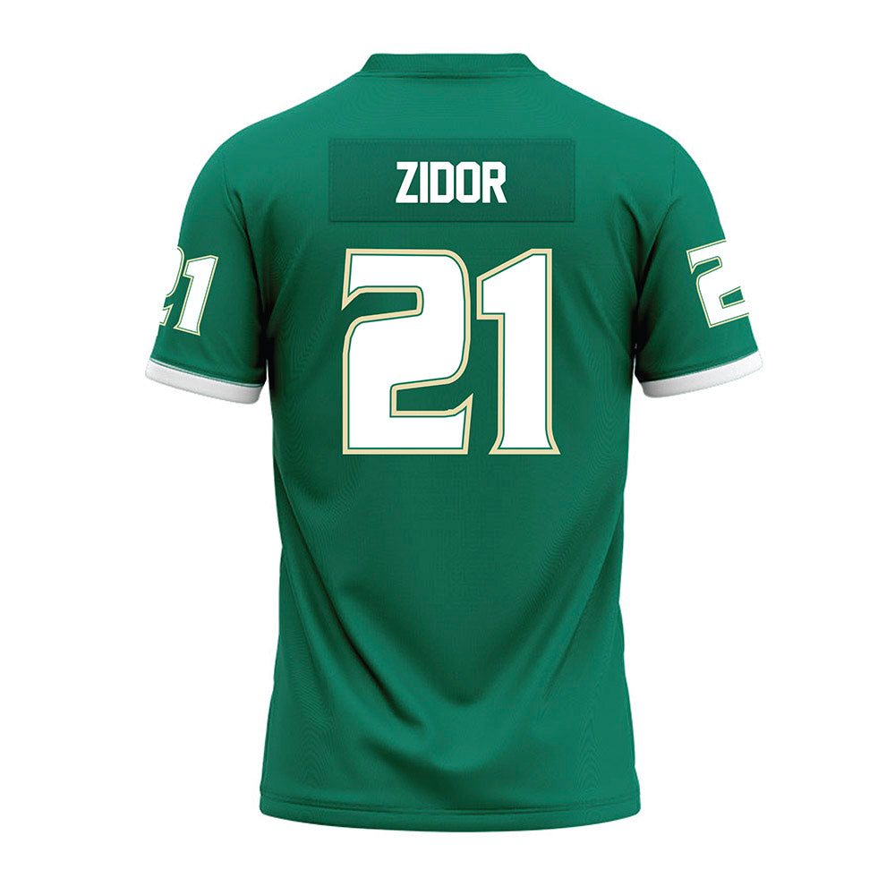 USF - NCAA Football : Victor Zidor - Green Premium Football Jersey-1