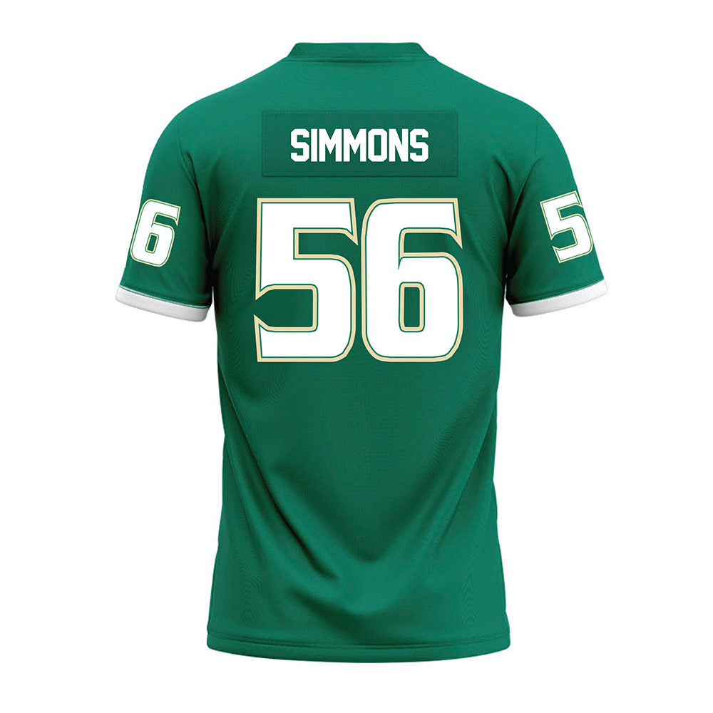 USF - NCAA Football : Terry Simmons - Green Premium Football Jersey-1