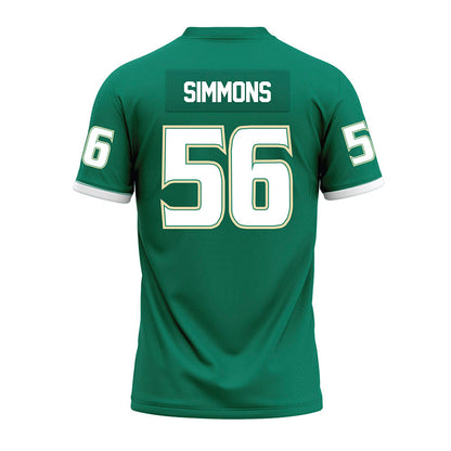USF - NCAA Football : Terry Simmons - Green Premium Football Jersey-1