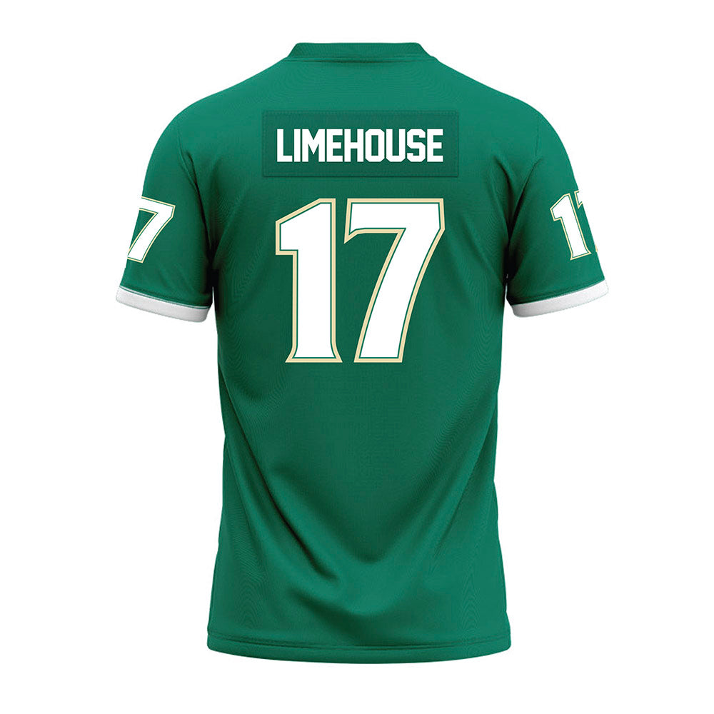 USF - NCAA Football : Masiyah Limehouse - Green Premium Football Jersey-1