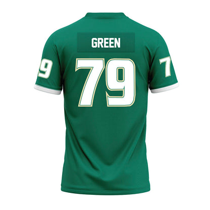 USF - NCAA Football : Ethan Green - Green Premium Football Jersey-1