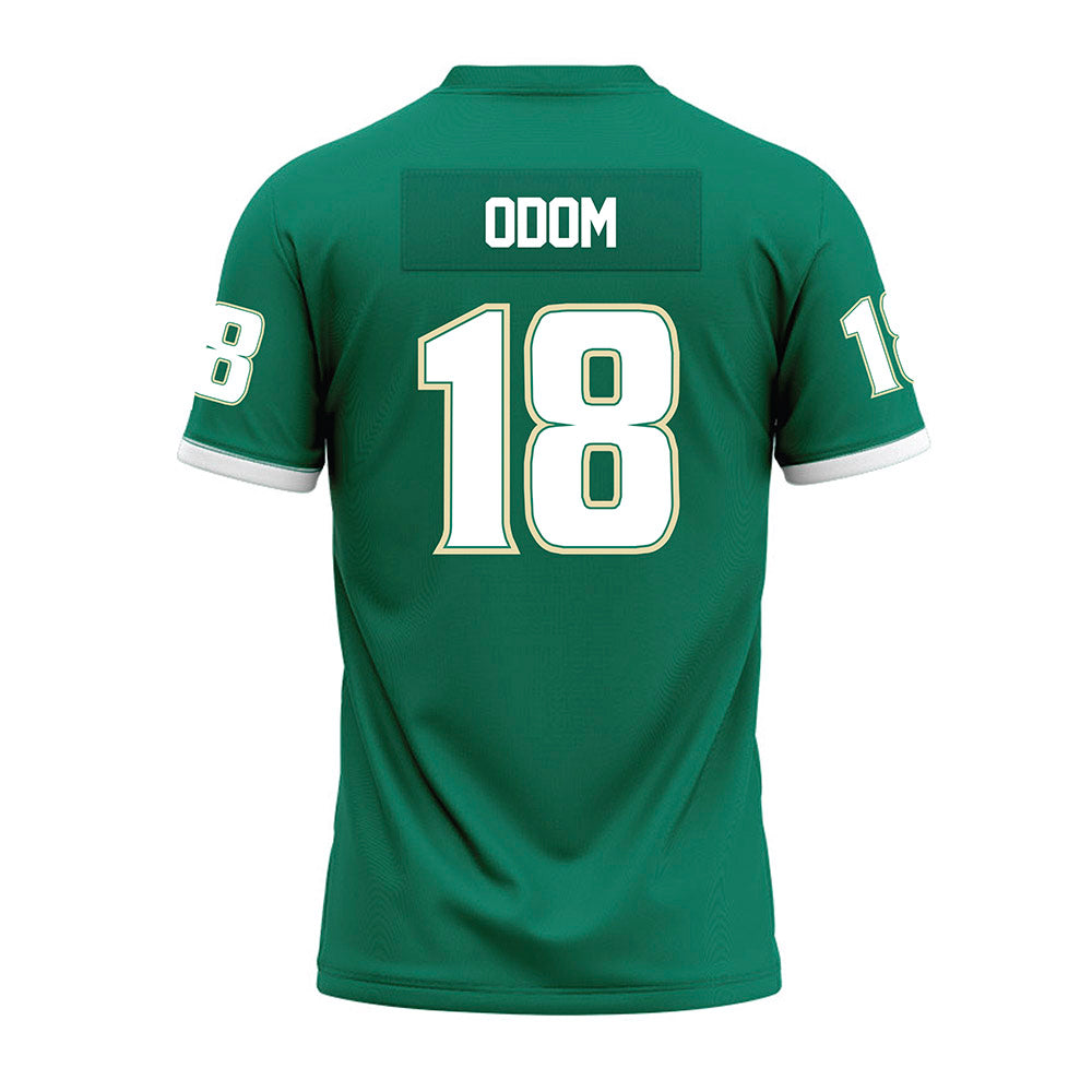 USF - NCAA Football : Kenneth Odom - Green Premium Football Jersey-1