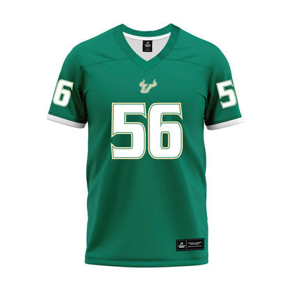 USF - NCAA Football : Terry Simmons - Green Premium Football Jersey-0