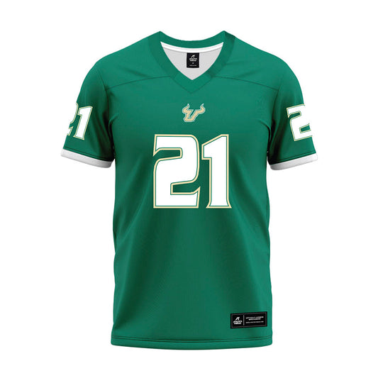 USF - NCAA Football : Victor Zidor - Green Premium Football Jersey-0