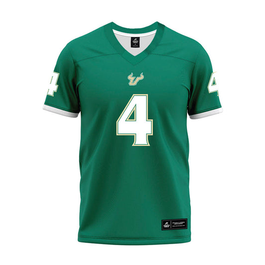 USF - NCAA Football : Arhmad Branch - Green Premium Football Jersey-0