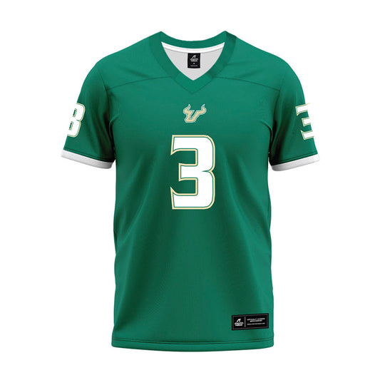 USF - NCAA Football : Michael Van Buren - Green Premium Football Jersey-0